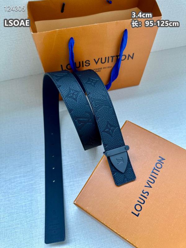 LV belt 34mmX95-125cm 8L21